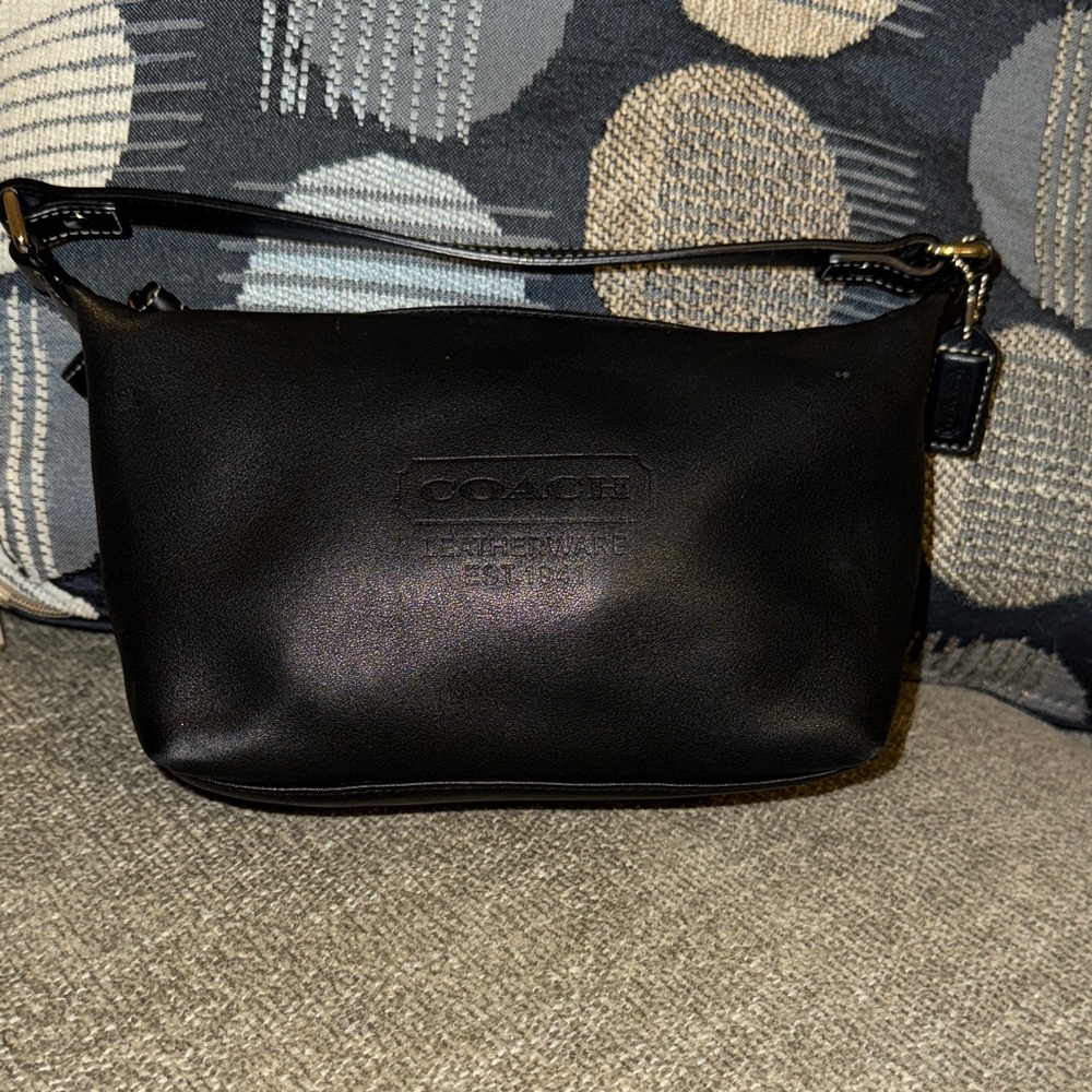 Coach Super Mini Leather Handbag - Picture 2 of 12